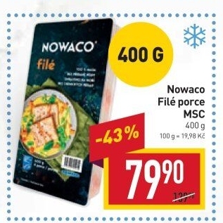 Rybí filé mražené Nowaco