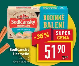 Sýr Hermelín Sedlčanský