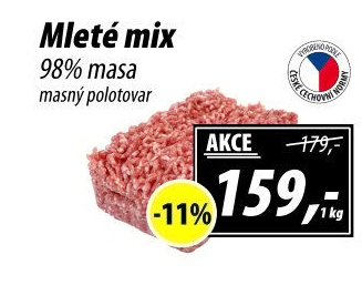 Mleté maso mix
