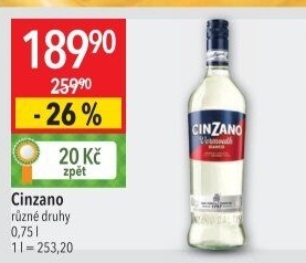 Aperitiv Bianco Cinzano