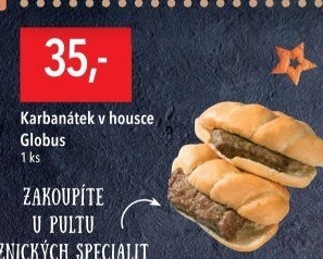 Karbanátek v housce Globus