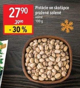 Pražené pistácie