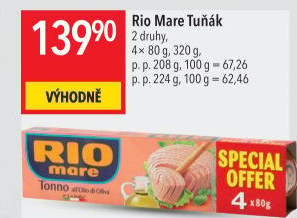 Tuňák v oleji Rio Mare