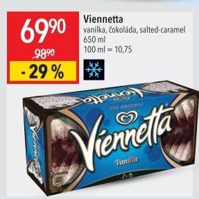 Zmrzlinová roláda Viennetta Algida