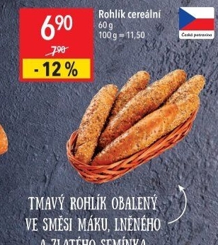 Cereální rohlík