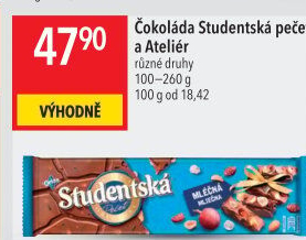 Čokoláda Studentská pečeť Orion
