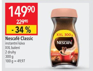 Instantní káva Nescafé Classic