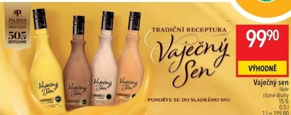 Likéry Vaječný sen Palírna U Zeleného Stromu
