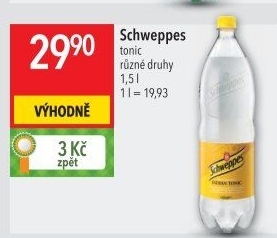 Limonáda Tonic Schweppes