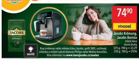 Mletá káva Jacobs Krönung