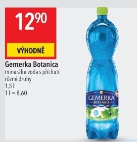 Ochucená voda Gemerka