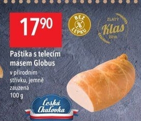 Paštika s telecím masem Játrovka Globus