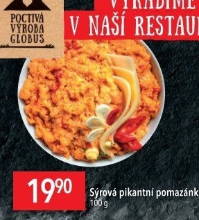 Pikantní sýrová pomazánka Globus