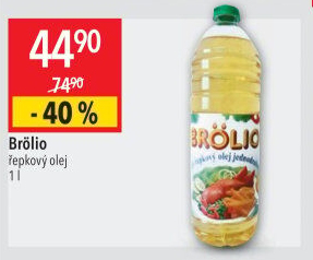 Řepkový olej Brölio