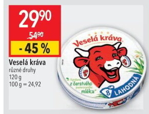 Sýr tavený Veselá kráva