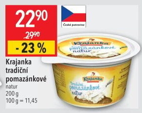 Tradiční pomazánkové Krajanka