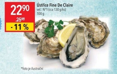 Ústřice velká Fine de Claire