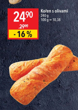 Bageta s olivami