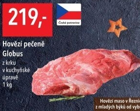 Hovězí pečeně z krku Globus