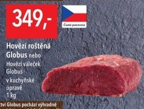 Hovězí roštěná Globus