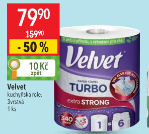 Kuchyňské utěrky 3vrstvé Turbo Velvet