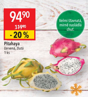 Pitahaya červená