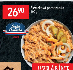 Škvarková pomazánka Globus
