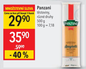 Těstoviny Panzani