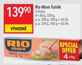 Tuňák v oleji Rio Mare