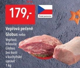 Vepřová pečeně s kostí Globus