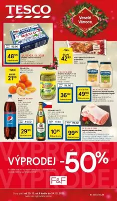 akční leták Tesco 20.12.2023-24.12.2023
