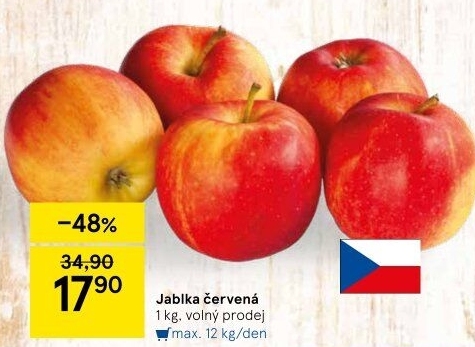 Jablka červená