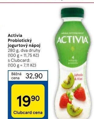 Jogurtový nápoj Activia Danone