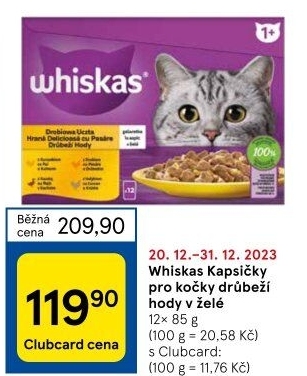Kapsičky pro kočky Whiskas