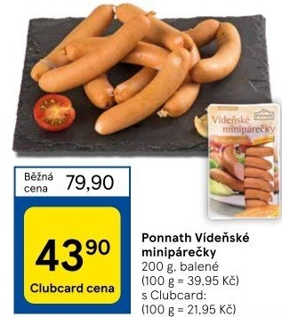 Minipárečky vídeňské Ponnath