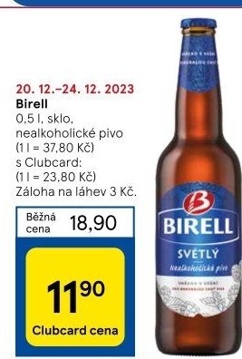 Nealkoholické pivo Birell