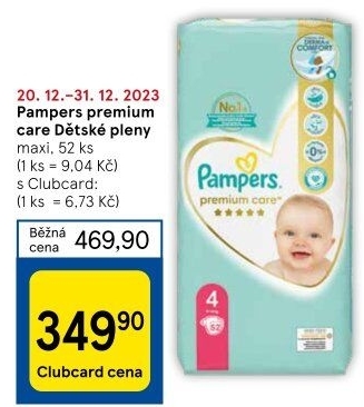 Pleny dětské Pampers Premium Care