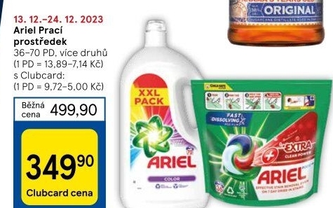 Prací prostředky Ariel