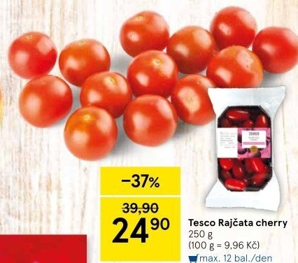 Rajčata cherry Tesco