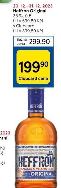 Rum Original 5YO Heffron Panama