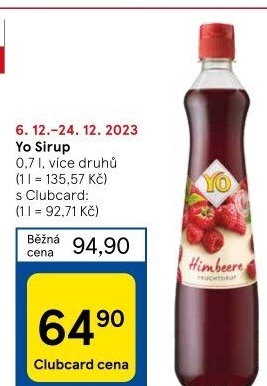 Sirup YO