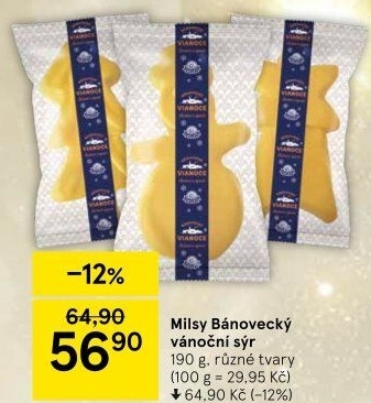 Sýr vánoční bánovecký Milsy