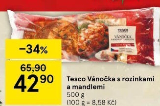 Vánočka Tesco