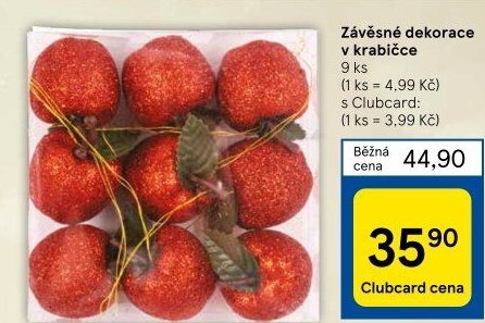 Vánoční závěsné dekorace