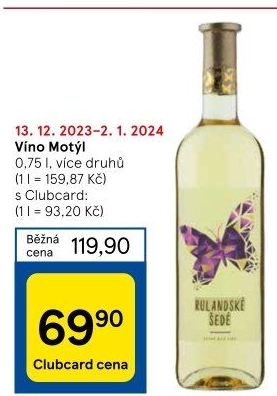 Vína Motýl Víno Mikulov