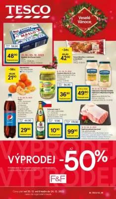 akční leták Tesco 20.12.2023-24.12.2023