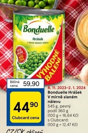 Hrášek Bonduelle
