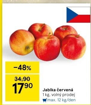 Jablka červená