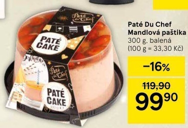 Mandlová paštika Pâté du Chef