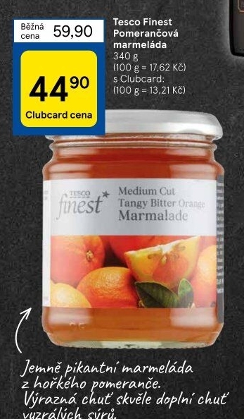 Marmeláda Tesco Finest